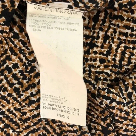 VALENTINO Silk Button Down Blouse - Picture 7 of 9